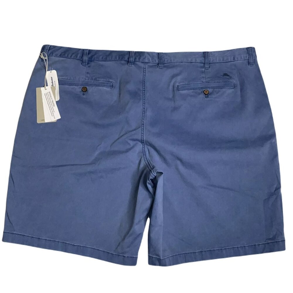 Tommy Bahama Mens Big & Tall 54RG Port Side Blue Stretch 10" Boracay Chino Short - Picture 7 of 7